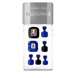 Dashing Diva Blue Chic Lively Magicpress Gel Artificial Nails-picture-15