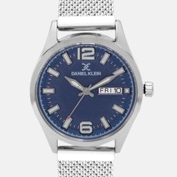 Daniel Klein Men Navy Blue Analogue Watch DK12111-3-10