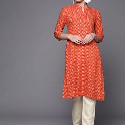 Biba Women Assorted Geometric Printed Kurta-image-65