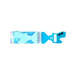 Smily Kiddos Kids White & Blue Fancy Shark Printed Notebook-70