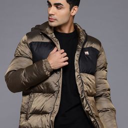 HRX by Hrithik Roshan Colourblocked Hooded Puffer Jacket-image-92