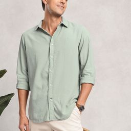 Nautica Classic Self Striped Casual Shirt-picture-14