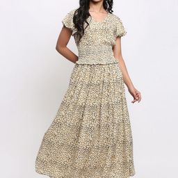 Slenor Women Multicoloured Printed Maxi Dress-image-87