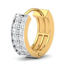 KUBERBOX 18K Yellow Gold Diamond Pave Nose Ring-picture-33