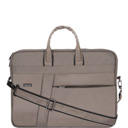 LOREM Men Grey Textured Laptop Bag-42