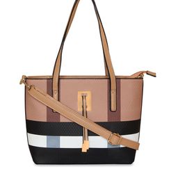 GIORDANO Brown Colourblocked Shoulder Bag-image-16