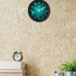 RANDOM Turquoise Blue Round Printed Analogue Wall Clock RC-6304-image-86