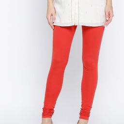 AURELIA Red Churidar Leggings-image-48