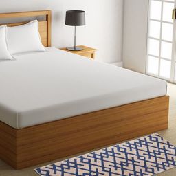 ROMEE Beige & Blue Printed Floor Runner-22