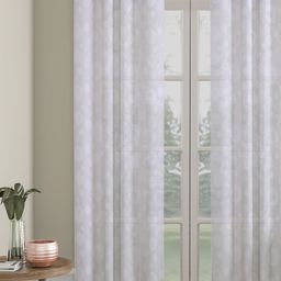 HOSTA HOMES White Geometric Door Curtain-image-50