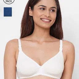 Inner Sense Pack of 2 Solid Non-Wired Antimicrobial Non Padded Maternity Sustainable Bra IMB006A_6F-picture-48