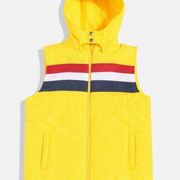 U.S. Polo Assn. Boys Brand Logo Striped Padded Jacket-picture-47