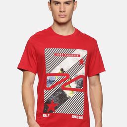 bollti Graphic Printed Pure Cotton T-shirt-image-77