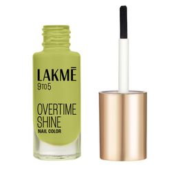 Lakme 9 to 5 Primer + Gloss Nail Color - Lime Treat - 6 ml-11