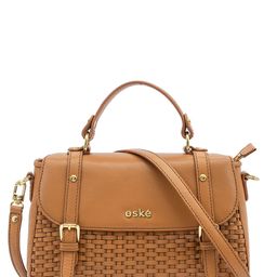 Eske Textured Structured Leather Satchel image 1