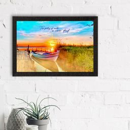 eCraftIndia Multicoloured Landscape View Satin Matte Texture UV Wall Painting-image-93