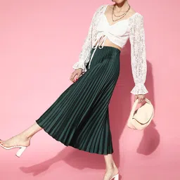 Athena Women Classic White Floral Lace Top-image-23