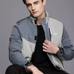 Ducati Mock Collar Colourblocked Tailored Jacket-image-38