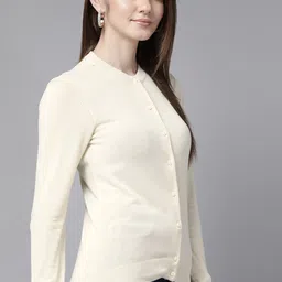 Van Heusen Woman Round Neck Long Sleeves Cardigan-image-45