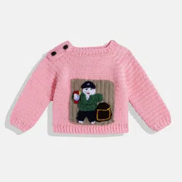 CHUTPUT Kids Conversational Crochet Woollen Pullover-image-99