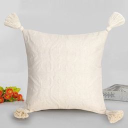 Mezposh Off White Square Cushion Covers-picture-34