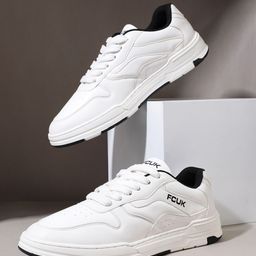 FCUK Men Everyday Sneakers With Perforated Detail-image-84