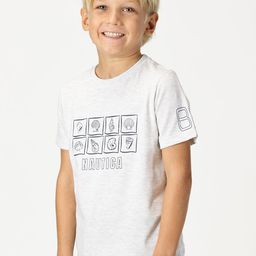 Nautica Boys Round Neck Nautical Printed T-shirt-image-27