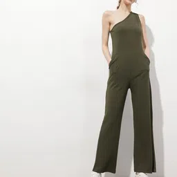 DressBerry Peek-A-Chic Asymmetry Basic Jumpsuit-image-26