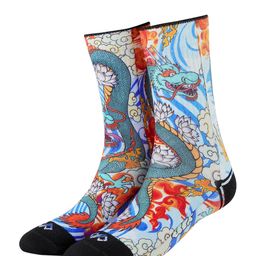 Dynamocks Unisex Multicoloured Patterned Calf-Length Socks-19