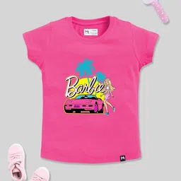 YK X Minute Mirth Girls Barbie Printed Pure Cotton T-shirt-image-9