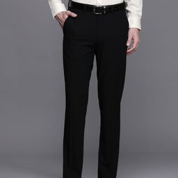 Louis Philippe Men Slim Fit Formal Trousers-picture-2