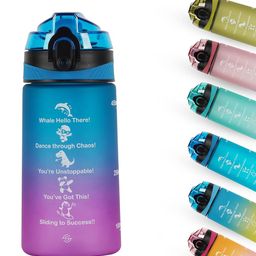 Solara Motivational Sipper Water Bottle - 500ML-image-15