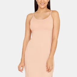Zivame Women Beige Solid Kurta Slip Camisole ZI60AGCORE0SKIN-image-49