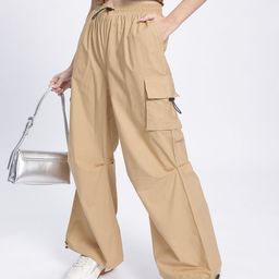 DressBerry Women Functional Fashion Cargo Style Trousers-image-22