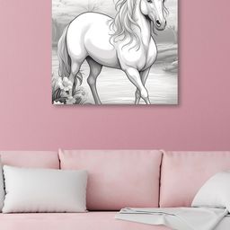 OLIVE TREE White & Grey Canvas  Animals Wall Art-picture-21