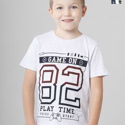 BAESD Boys Pack Of 2 Typography Printed T-shirt-image-83