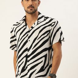 Hancock Men Comfort Opaque Striped Casual Shirt-picture-33