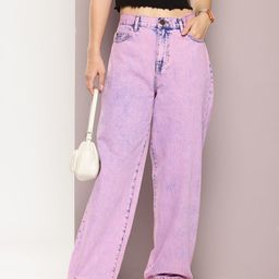 DILLINGER Loose Relaxed Fit Acid Wash Jeans-image-28