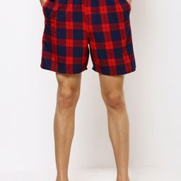 Bareblow Men Red & Blue Checked Boxers BBBX124M-picture-23