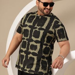 Sztori Plus Size Printed Pure Cotton T-shirt-image-60