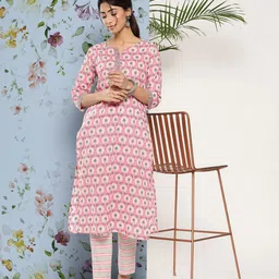 Libas Women Floral Motifs Printed Kurta-image-71