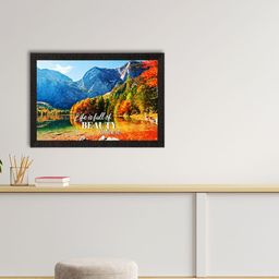 eCraftIndia Multicoloured Landscape View Satin Matte Texture UV Wall Painting-image-96