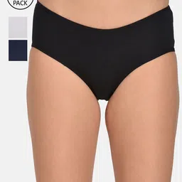 mod & shy Women Pack Of 3 Assorted Hipster Briefs MU1505356-picture-2