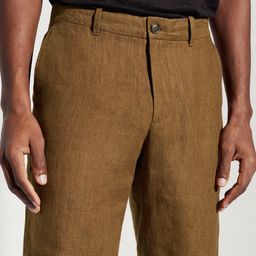 MANGO MAN Slim Fit Linen Chino Bermuda Shorts-image-69