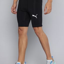 Puma Men Brand Logo Printed Short Running Tights-10