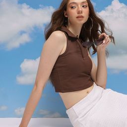 CORSICA Solid Crop Top-image-22