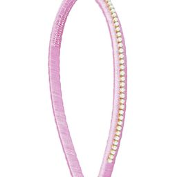 AKSHARA Girls Pink & White Handcrafted Beaded Hairband with Silk Thread-20