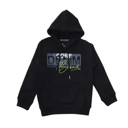 BAESD Kids Typography Printed Hooded Fleece Sweatshirt-picture-2
