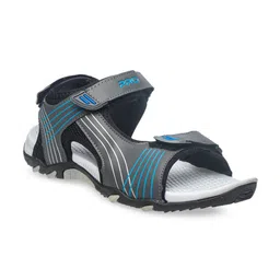 Khadims Men Grey Printed Sports Sandals-image-17