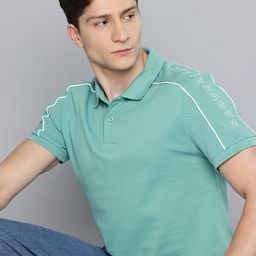 Levis Typography Printed Polo Collar Pure Cotton Slim Fit T-shirt-image-30